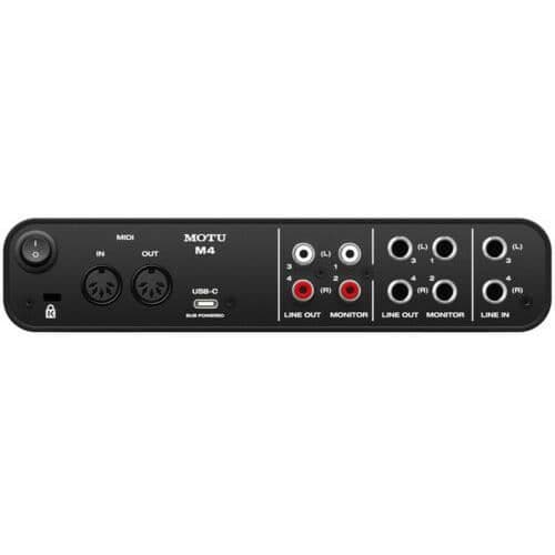 Motu M4 USB-C 4-in/4-out ljudgränssnitt