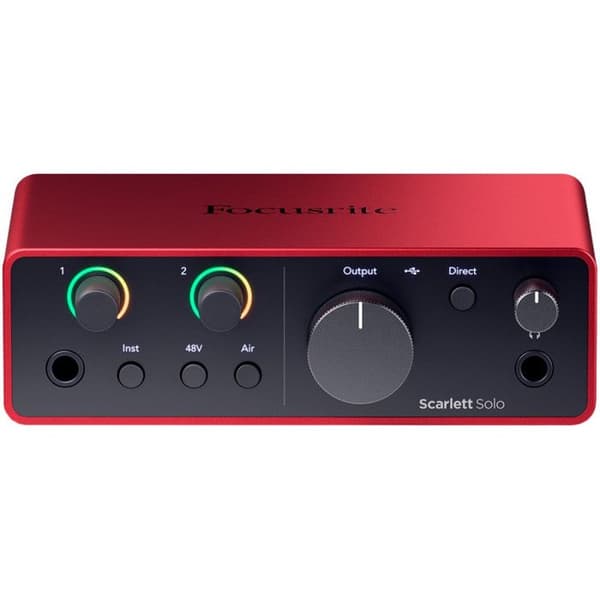 Focusrite SCARLETT4-SOLO - 2 in / 2 out ljudgränssnitt - USB-C