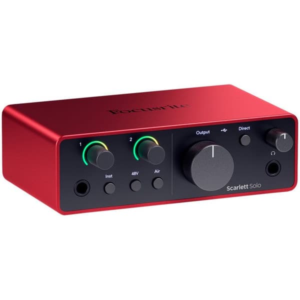 Focusrite SCARLETT4-SOLO - 2 in / 2 out ljudgränssnitt - USB-C