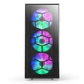 Miniatyrbild 3 av 4: MONTECH X3 Glas midi tower Svart spelfodral