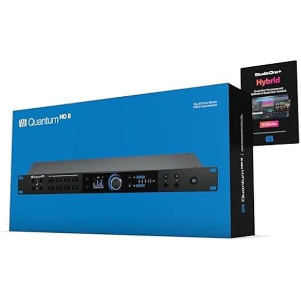 USB-C ljudgränssnitt - PRESONUS - Quantum HD 8 - 8 ingångar - 8 utgångar - USB-C strömförsörjning