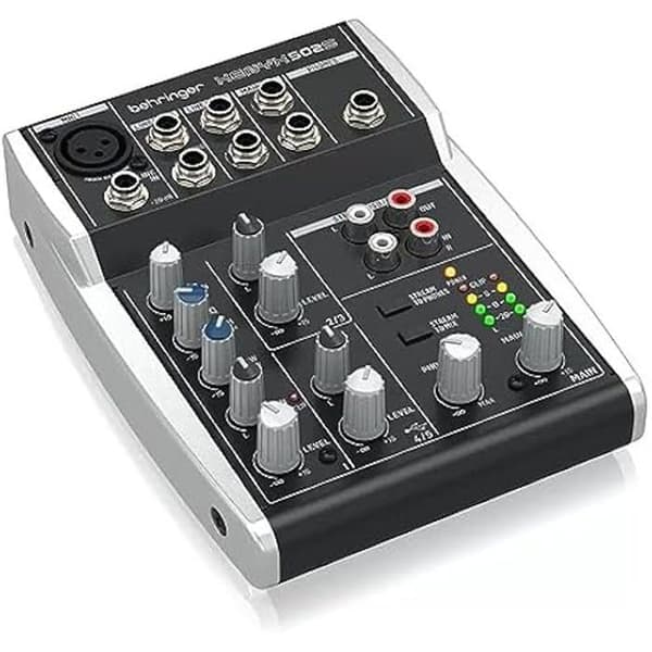 BEHRINGER XENYX 502S Premium 5-ingångars analog mixer