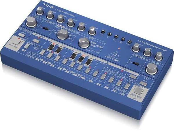 Ljudgränssnitt - midi Behringer TD-3-BU - linii bassowej synthesizer