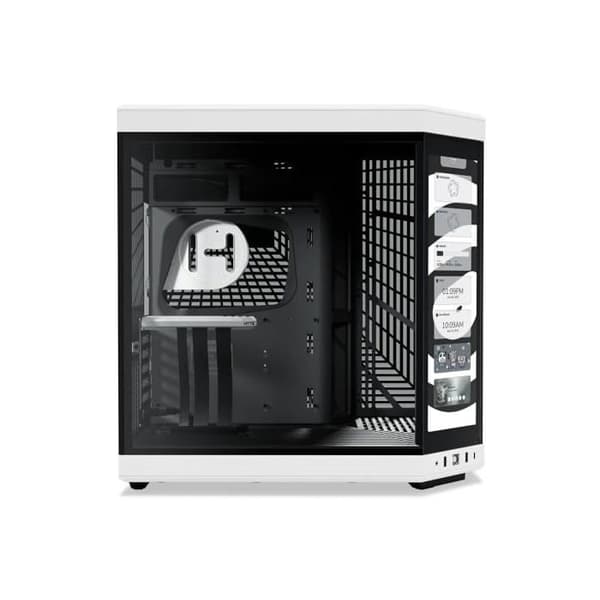 Hyte Y70 Midi Tower Touch - nej