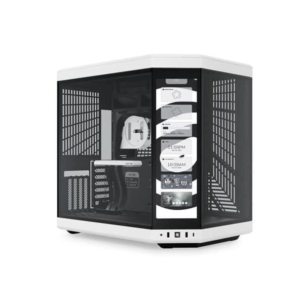 Hyte Y70 Midi Tower Touch - nej Svart, Vit
