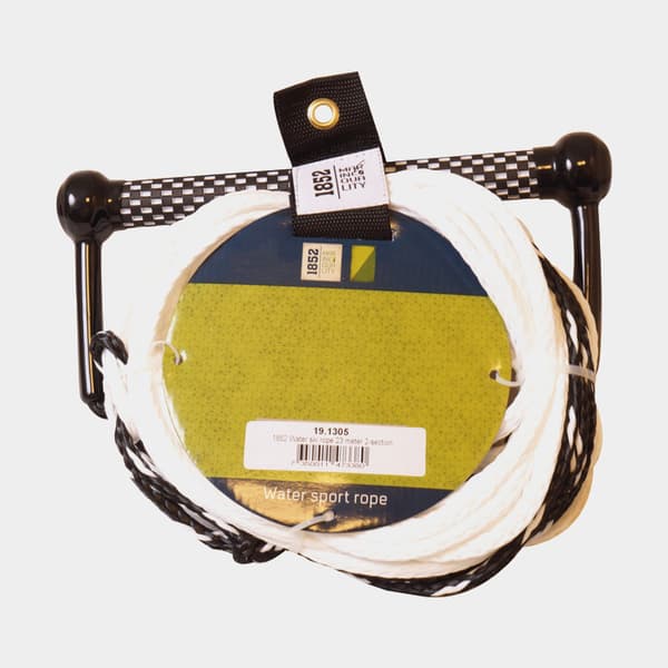 Vattenskidlina 1852-Marine, 19 meter, 4 sektioner, med foambelagt aluminiumhandtag, vit/svart