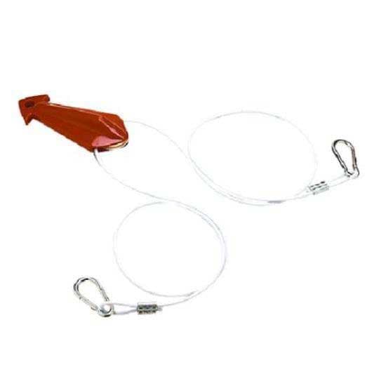 Seachoice Rope Tow Harness With Wire Cable 6 Mm Rød,Hvid 2.4 m
