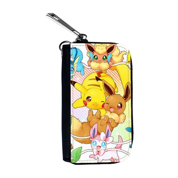 Pokemon Pikachu & Eevee Bilnøkkelveske / Bilnøkkeletui
