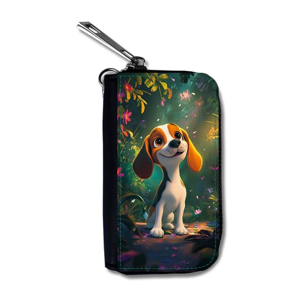 Barn Tecknad Beagle Hund Bilnyckelfodral