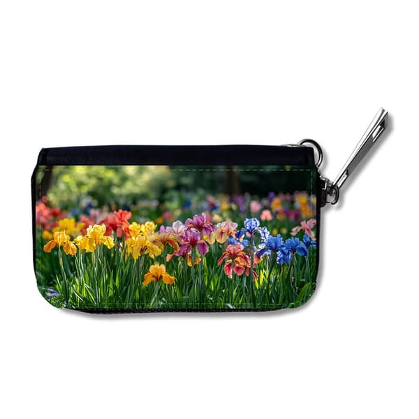 Blommor Iris Bilnyckelfodral
