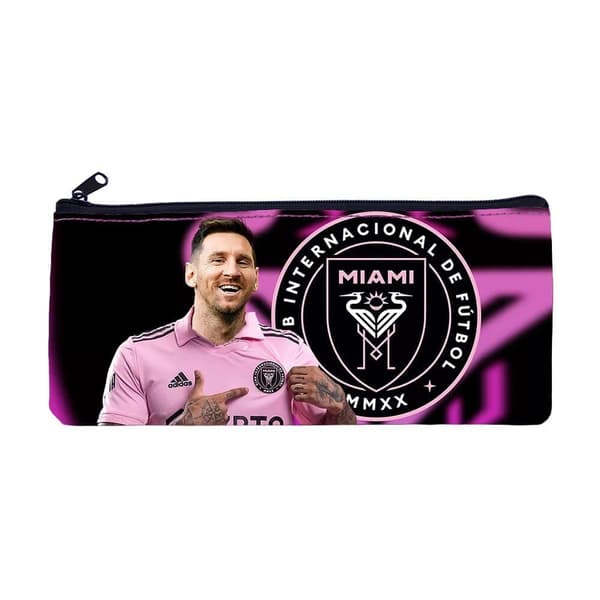Messi 2023 Inter Miami Blyantveske,Kosmetikkpose