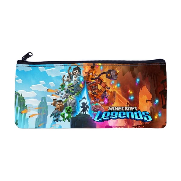 Minecraft Legends Blyantveske,Kosmetikkpose
