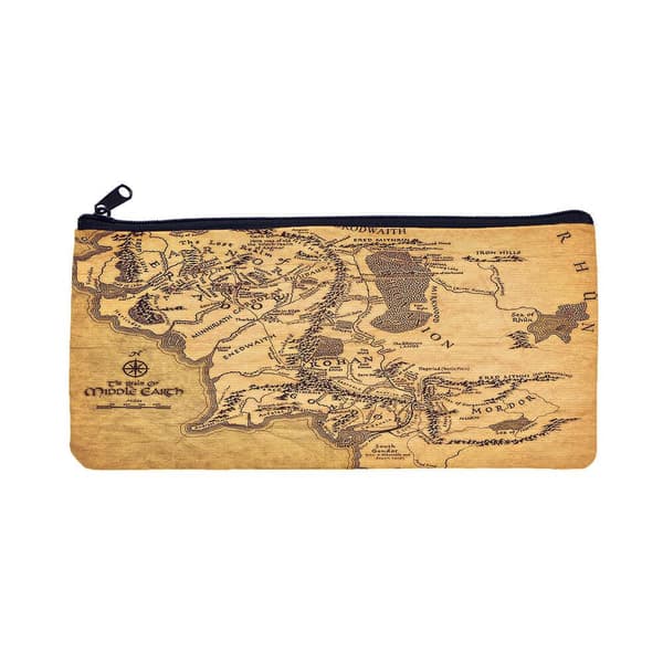Middle Earth Map Blyantveske,Kosmetikkpose