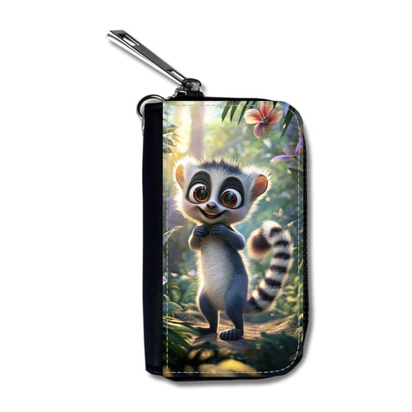 Ljuvligt Tecknad Lemur Bilnyckelfodral