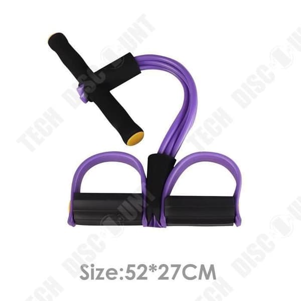 TD® Home Gym Belly Trainer Sportträningsband Yoga Elastiskt motstånd - Modell: LILA - HSJSZHA0