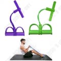 Miniatyrbild 2 av 4: TD® Blue Version - Elastiska dragrep Träningsroddare Belly Resistance Band Hemgym Sport Träningsband