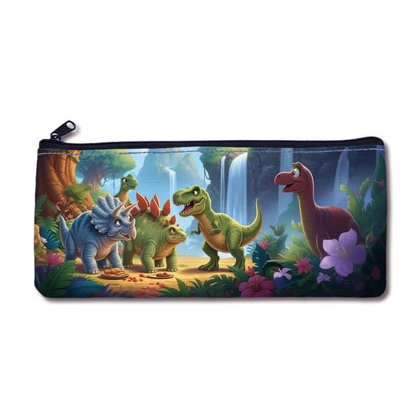 Børne Tegneserie Dinosaurer Penalhus,Kosmetiktaske