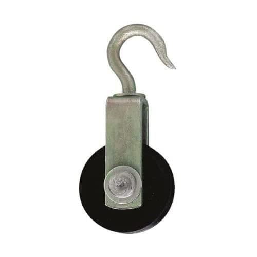 CHAPUIS - Hängkrok ac. zink. rulle Ø40mm snöre Ø10mm 63kg bl1
