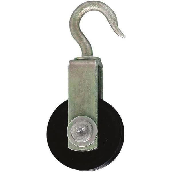 CHAPUIS - Hängkrok ac. zink. rulle Ø40mm snöre Ø10mm 63kg bl1