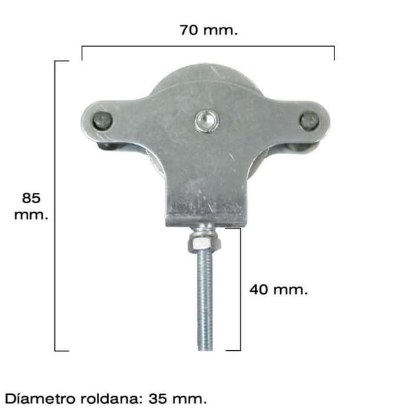 Wolfpack klädstreck förzinkad 40 mm metallskiva #2013265923;