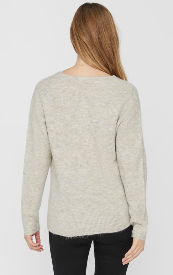 Vero Moda - vmCrewlefile V-neck Blouse