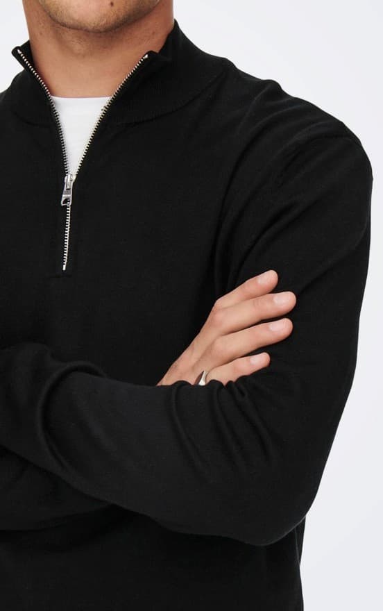 Only & Sons - onsWyler Half Zip Knit