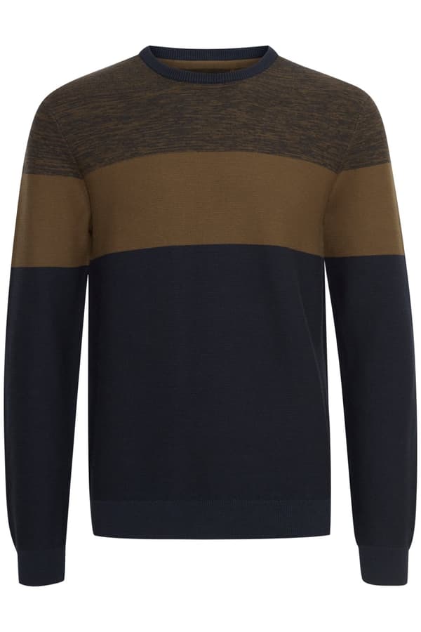 Blend - Tröja 20714636 Blockmönstrad