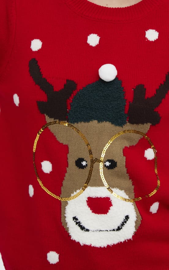 Vero Moda - vmTinsel O-neck Blouse Xmas
