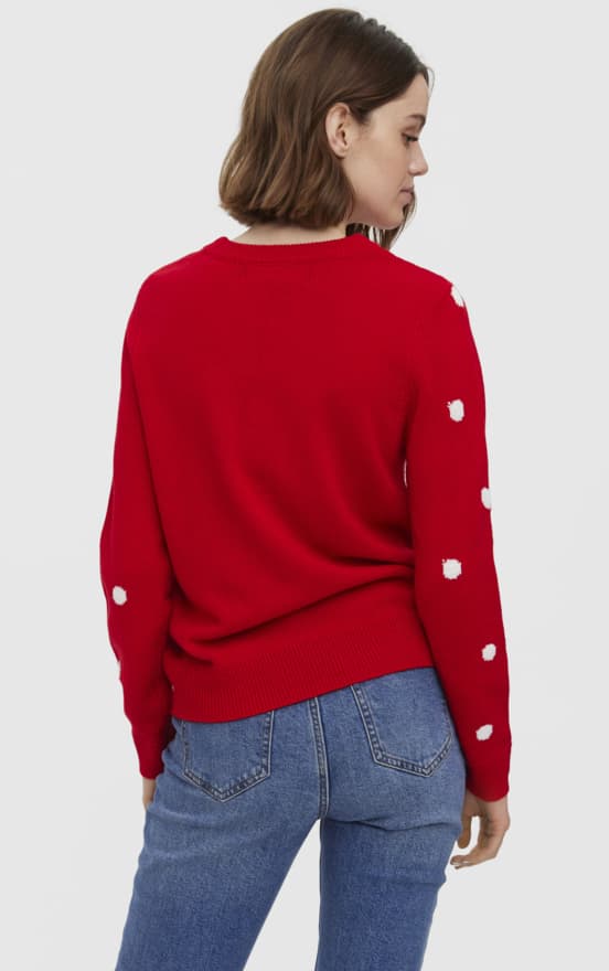 Vero Moda - vmTinsel O-neck Blouse Xmas