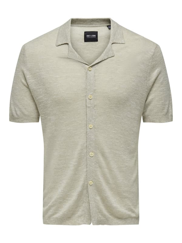 Only & Sons - onsPete SS Linen Resort Knit