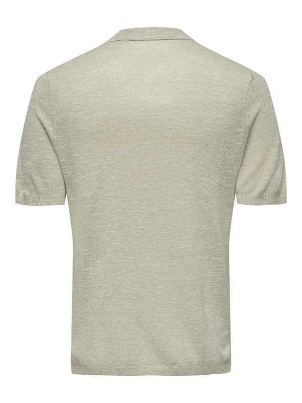 Only & Sons - onsPete SS Linen Resort Knit