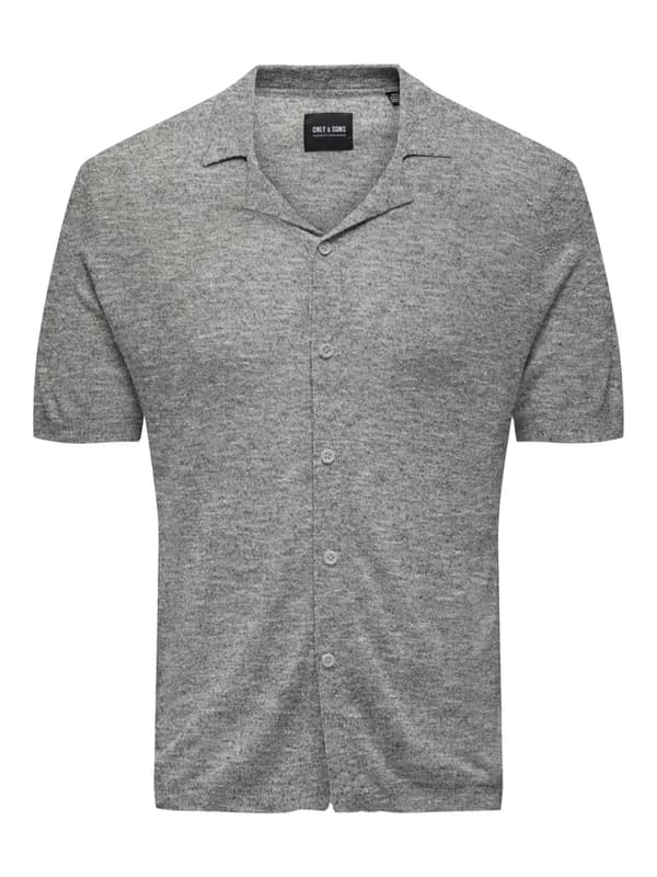 Only & Sons - onsPete SS Linen Resort Knit