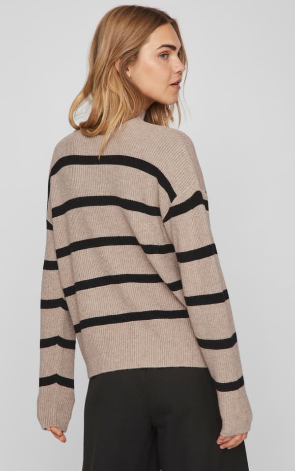 Vila - Viril Mockneck Knit Top