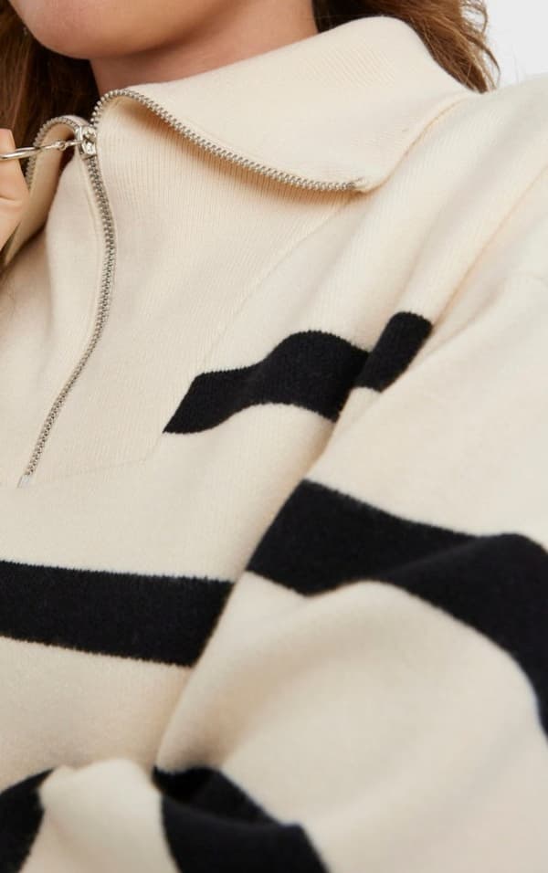 Vero Moda - vmSaba Stripe LS Highneck Blouse