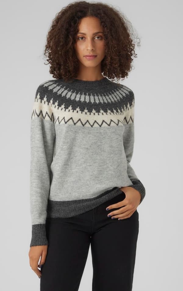 Vero Moda - vmSimone LS Nordic Pullover