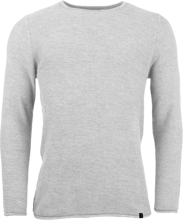 Indicode - Tröja Kristian Jämn struktur Offwhite XXL