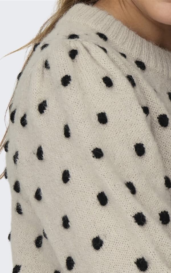 Jacqueline - jdySigrid LS Oneck Puffdot Pul