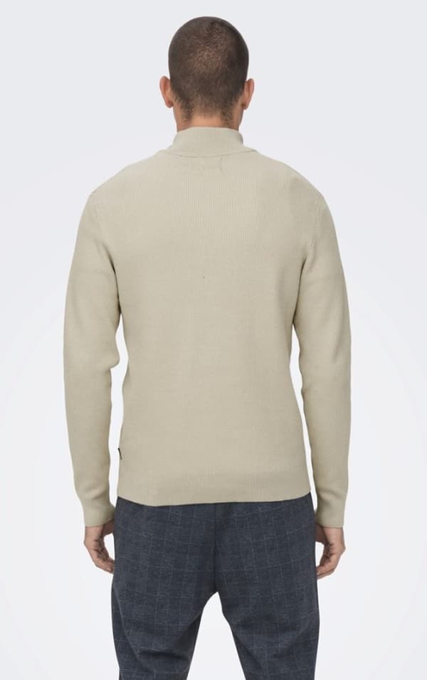 Only & Sons - onsPhil Struc Half Zip Knit