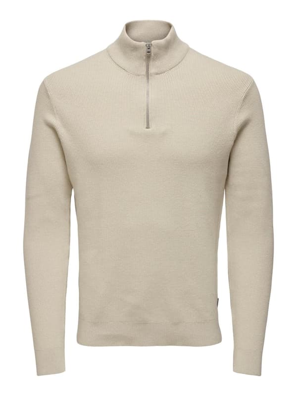 Only & Sons - onsPhil Struc Half Zip Knit