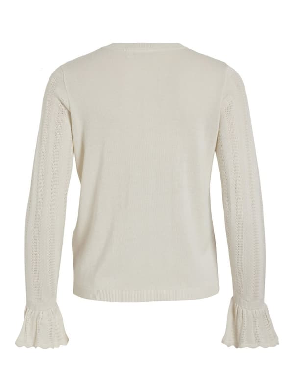 Vila - Vishelley LS Pointelle Knit Top