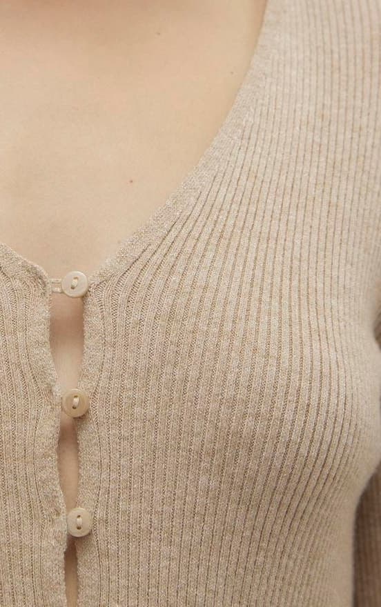Vero Moda - vmGold V-neck Button Pullover