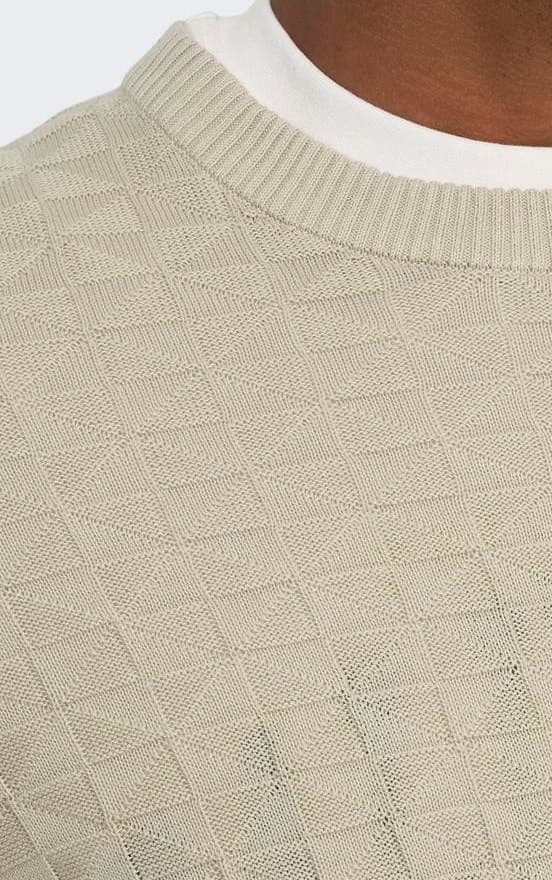 Only & Sons - onsKalle Struc Crew Knit