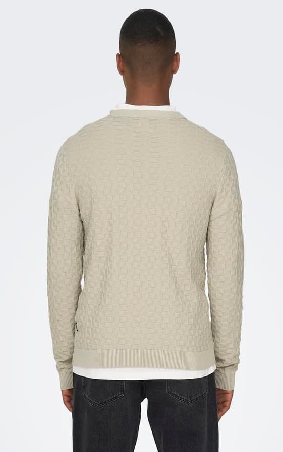 Only & Sons - onsKalle Struc Crew Knit