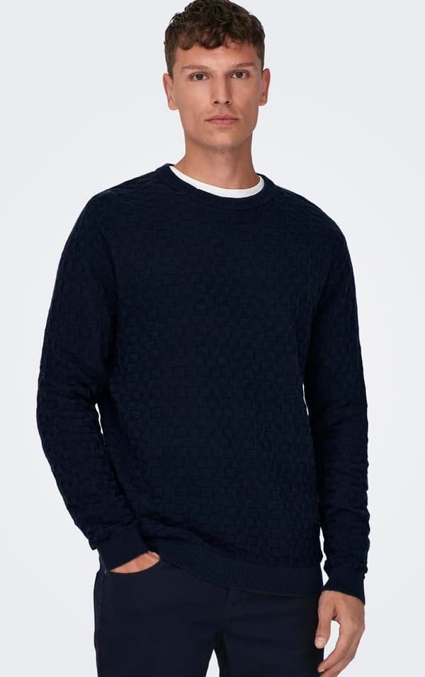 Only & Sons - onsKalle Struc Crew Knit