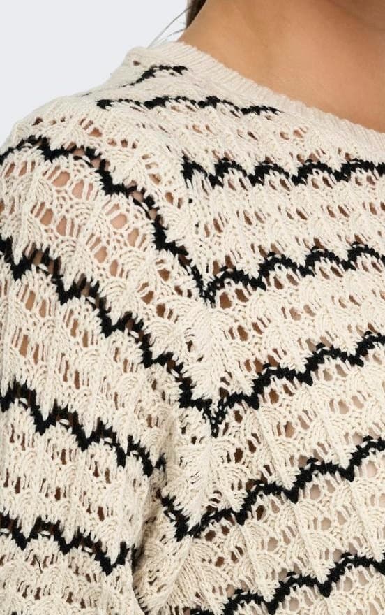 Only - onlAsa Structure O-neck KNT