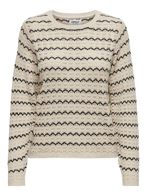 Only - onlAsa Structure O-neck KNT