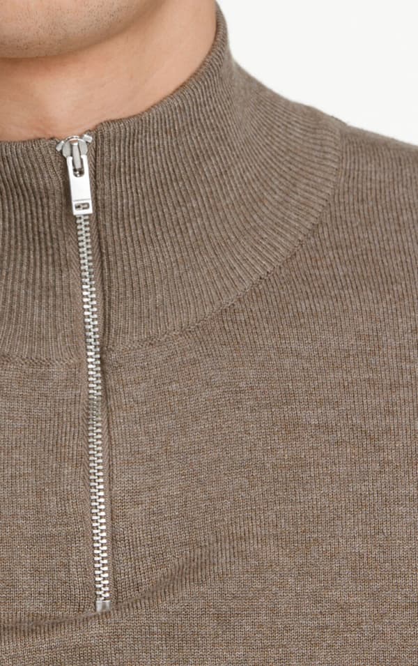Lindbergh White - Tröja 30-800173 Halvzip