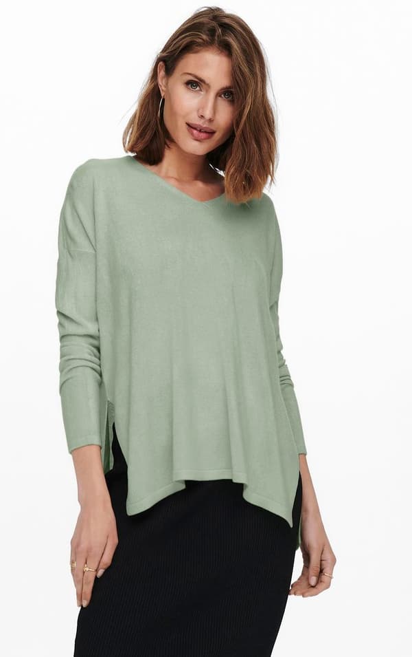 Only - onlAmalia LS V-neck KNT