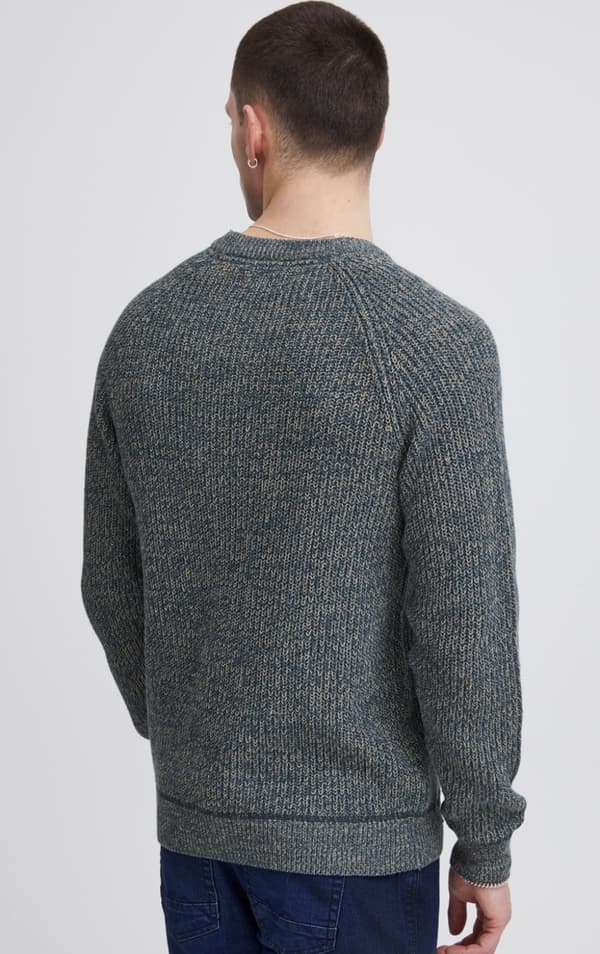 Blend - Tröja 20717262 Melerad Mörkgrön XL