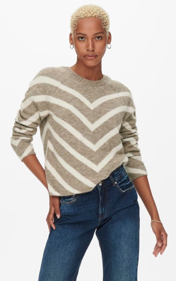 Only - Eliza LS Pullover Olivgrön XS